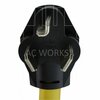 Ac Works 1.5FT 3-Prong 30A Dryer Outlet to 14-50R EV/RV  50A 125/250V Connector RV10301450-018
